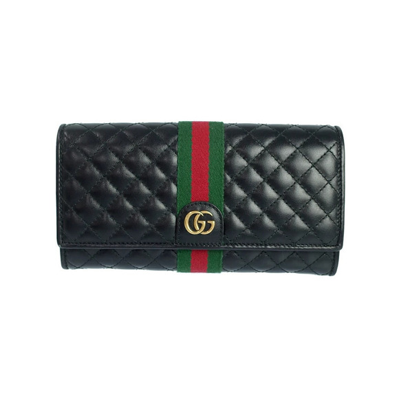 Gucci Handbags - Gucci WebGucci Quilted Wallet Bi fold Long